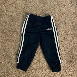 Adidas track pants navy & white. Size 12M. Excellent condition!